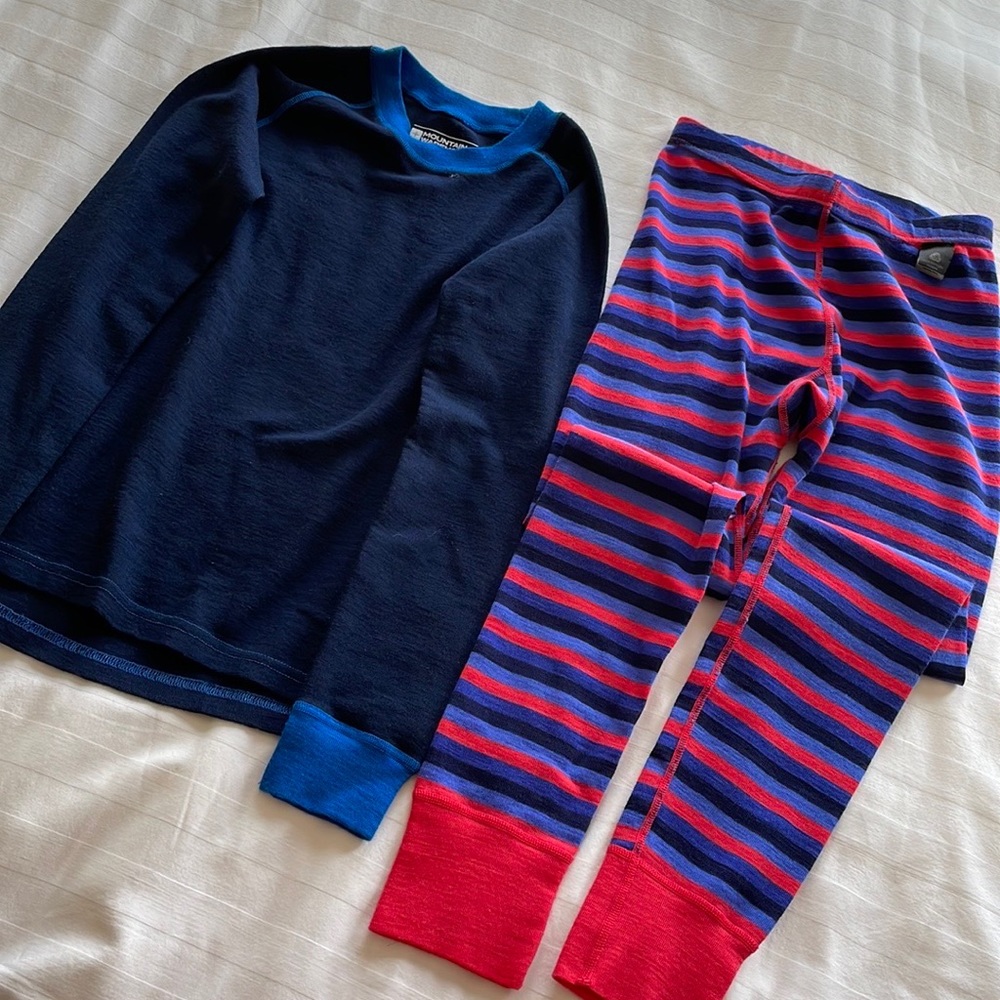 Mountain Warehouse merino wool kids base layer size 11/12